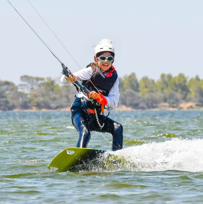 Taking kids kiting in Dubai